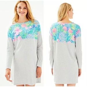 Lilly Pulitzer Finn T-Shirt Dress Multi Swizzle In